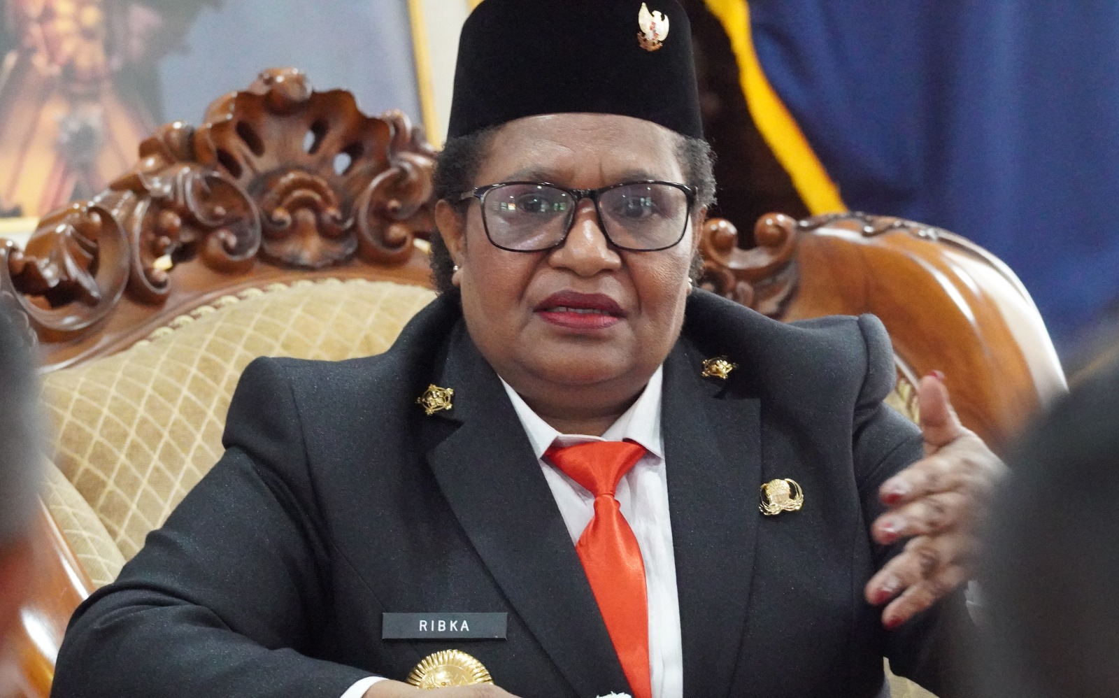 Penjabat Gubernur Papua Tengah, Dr. Ribka Haluk.