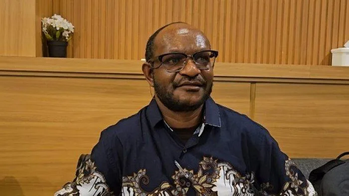 Ketua KPU Kabupaten Dogiyai Elias Petege
