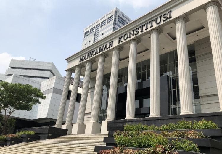 Gedung Mahkamah Konstitusi (MK) di Jakarta.