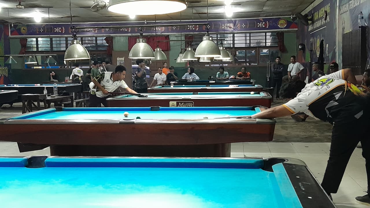 Persatuan Olahraga Billiard Seluruh Indonesia (POBSI) Provinsi Papua Selatan kembali menggelar home tournament Seri 2 di Kabupaten Merauke. Foto : Jamal/Bataspapua.com