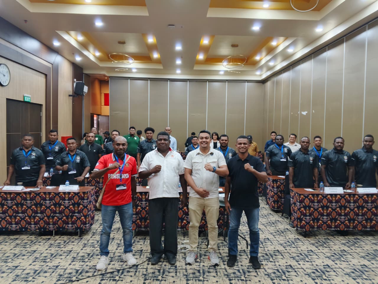 Pelaksanaan Workshop dan Edukasi Sepak Bola oleh PSSI di Merauke. Foto : Jamal/Bataspapua.com