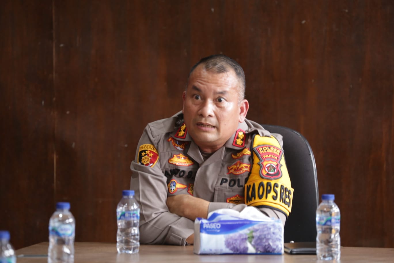 Kapolres Pegunungan Bintang, AKBP Anto Seven, S.I.K., M.H.