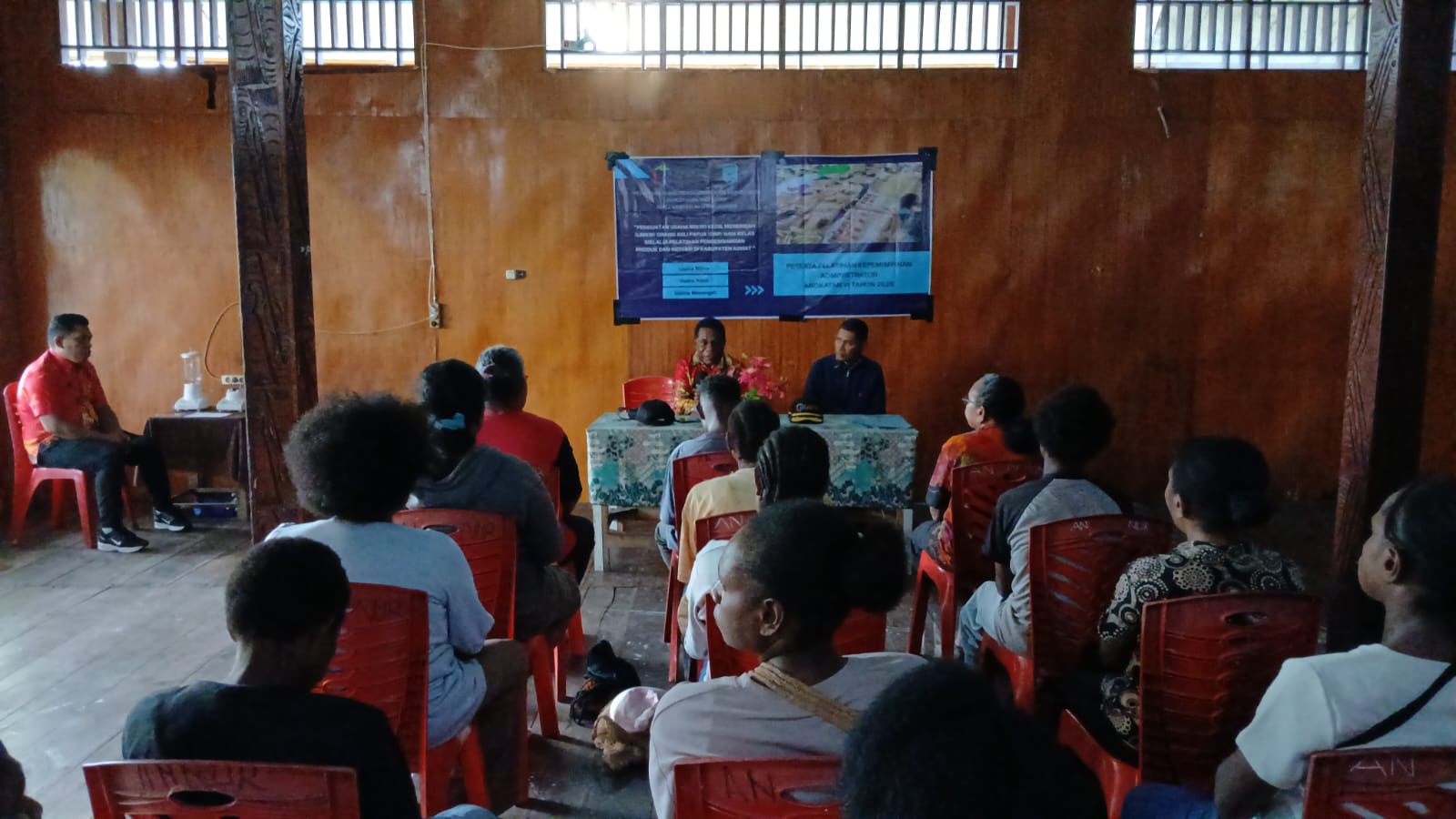 Pelatihan Penguatan UMKM Orang Asli Papua (OAP) Naik Kelas di kabupaten Asmat, Papua Selatan. Foto : Isitimewa