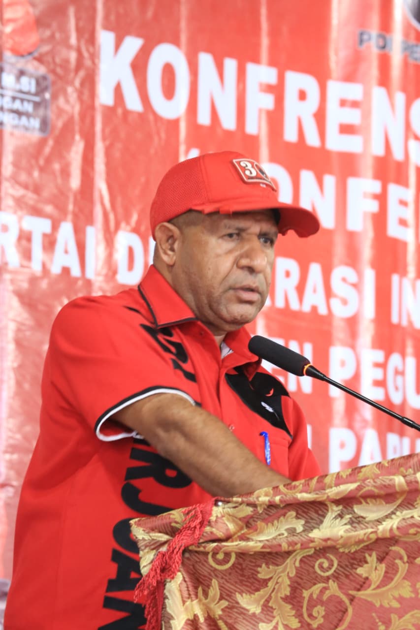 Ketua DPD PDI PERJUANGAN Provinsi Papua Pegunungan ,Spei Yan Bidana, ST.M.Si