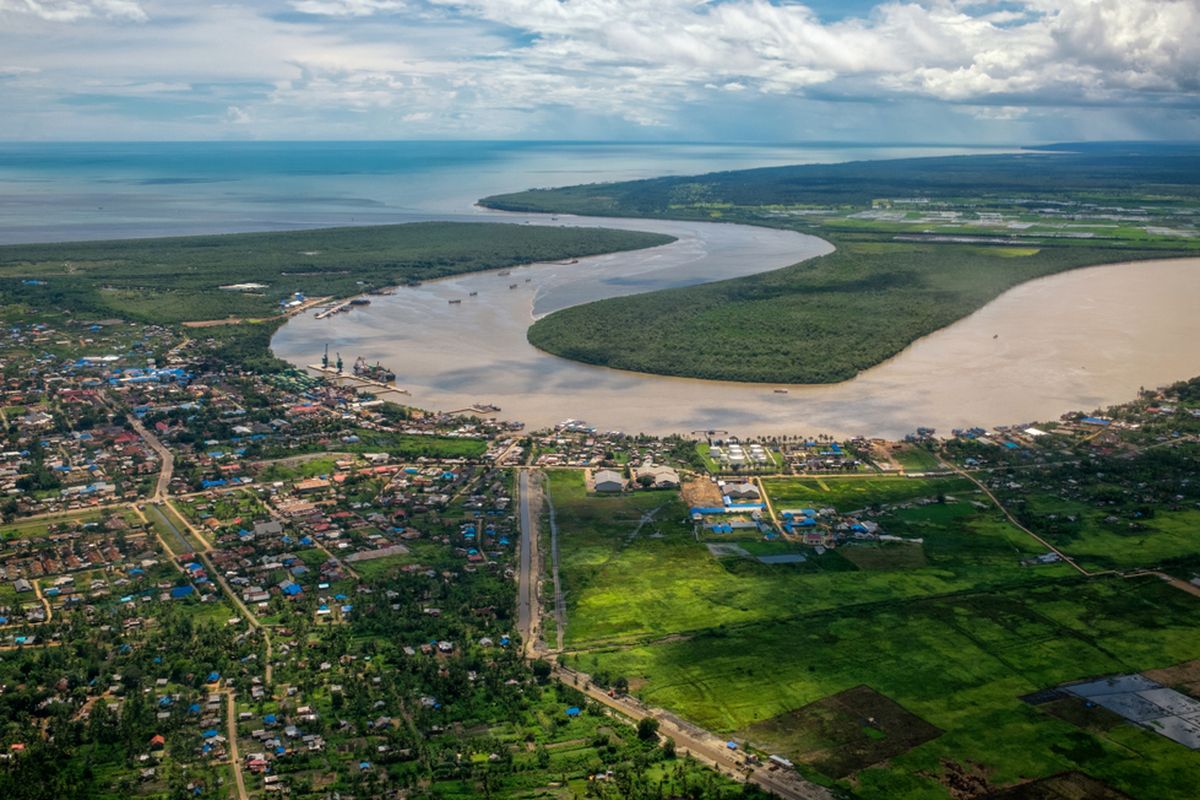 Gambar Merauke dari udara. Foto: Istimewa.