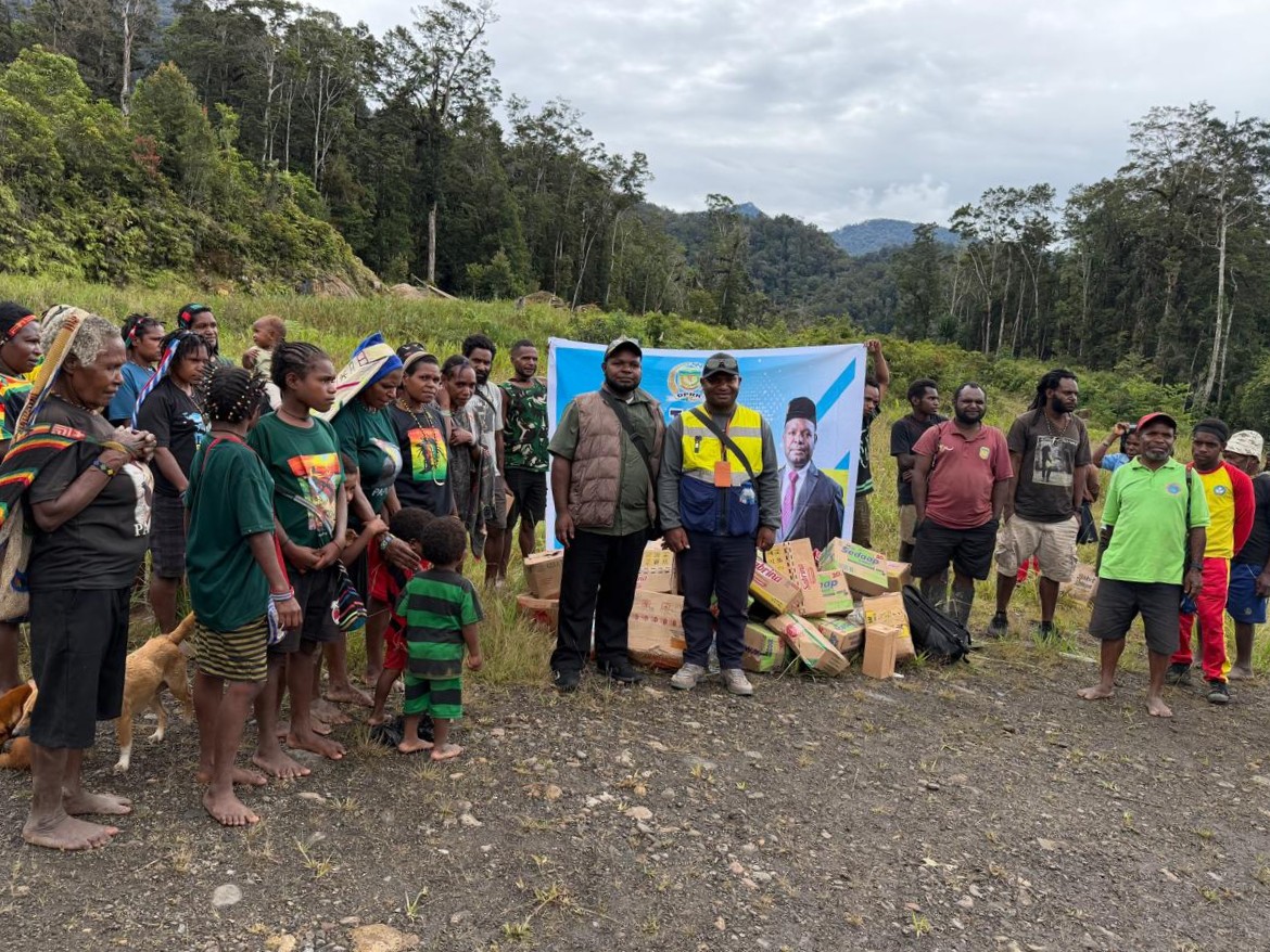 Suasana Reses Anggota DPRK Mimika, Abrian Katagame di Distrik Jila, Jumat (13/3/2026).