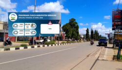 Cuaca pagi hari di Merauke, Selasa (7/4/2026). Foto: Bataspapua.com