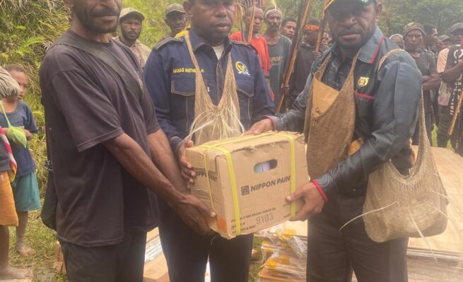 Dewan Perwakilan Rakyat Kabupaten (DPRK) DPRK Pegunungan Bintang melaksanakan kunjungan kerja (kunker) ke Distrik Okbab, Kampung Markum, Kabupaten Pegunungan Bintang, Provinsi Papua Pegunungan, Senin (18/5/2026). Foto: Istimewa