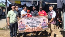 Kepolisian Resor (Polres) Merauke melaksanakan pemotongan hewan kurban dalam rangka memperingati Hari Raya Idul Adha 1447 Hijriah Tahun 2026. Sebanyak 9 ekor sapi kurban disembelih dalam kegiatan yang berlangsung di Mapolres Merauke, Kamis (28/5/2026). Foto: Istimewa