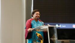 Wakil Menteri Dalam Negeri (Wamendagri) Ribka Haluk di acara Kick Off Meeting Penyusunan Rancangan Peraturan Pemerintah (RPP) tentang Perubahan Kedua atas PP Nomor 54 Tahun 2004 tentang MRP di Mercure Jakarta, Kamis (7/5/2026). Foto: Puspen Kemendagri