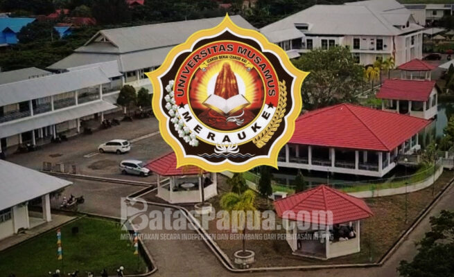 Kampus Universitas Musamus Merauke, Papua Selatan. Foto: Kolase Bataspapua.com