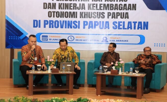 Pemerintah Provinsi Papua Selatan meningkatkan kapasitas dan kinerja kelembagaan otonomi khusus (Otsus).