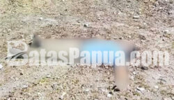 Tampak korban tergeletak yang diduga pesawat PK-RCY, Nichloas F. Goselin. Foto: Istimewa