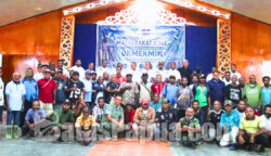 Pemerintah Kabupaten Pegunungan Bintang bersama Yayasan Pendidikan Okmin Papua resmi menuntaskan pemetaan partisipatif wilayah adat Ap Iwol yang mencakup 17 komunitas adat dengan luas wilayah lebih dari dua juta hektare. Foto: Bataspapua.com/Aquino Ningdana.