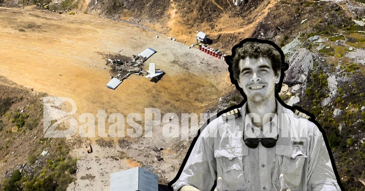 Diduga pesawat perisntis milik maskapai Associated Mission Aviation (AMA) dibakar dan pilot dikabarkan tewas. Foto: Istimewa