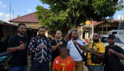 Seorang terduga pelaku berinisial R.B.E. (19) berhasil ditangkap Tim Reskrim Polres Merauke. Foto: Humas Polres.