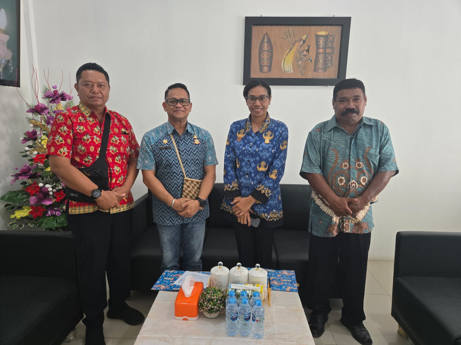 Dinas Perhubungan Provinsi Papua Selatan koordinasi bersama BPTD Kelas II Jayapura. Foto: Bataspapua.com/Ist