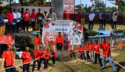 Dewan Pimpinan Daerah (DPD) PDI Perjuangan Provinsi Papua Selatan menggelar upacara peringatan Hari Ulang Tahun (HUT) ke-81 Kemerdekaan Republik Indonesia di Sekretariat DPD PDI Perjuangan Papua Selatan, Jalan Brawijaya, Merauke, Senin (17/8/2026).