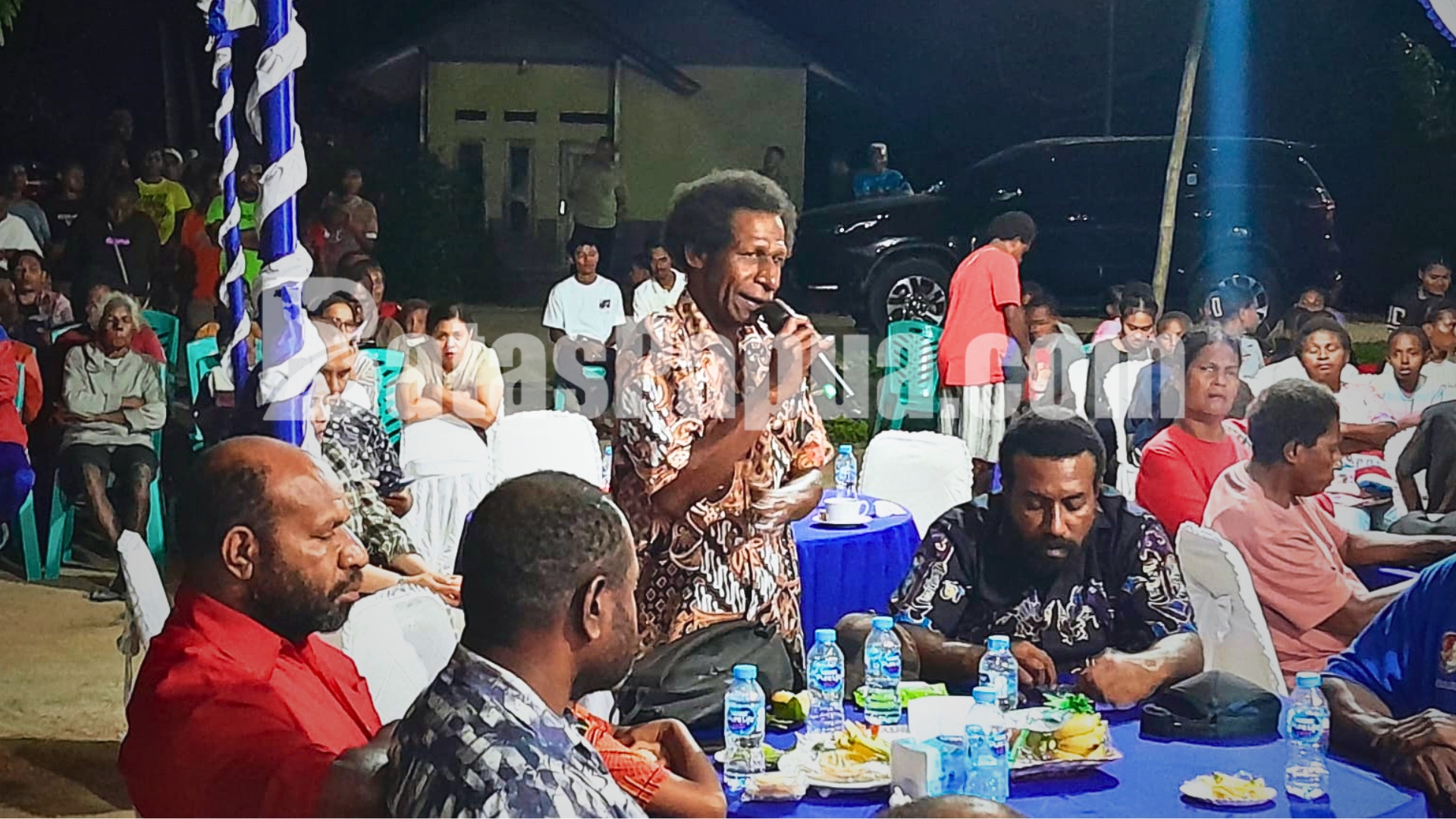 Kepala Kampung Wasur, Dominggus Bakap. Foto: Bataspapua.com/Jamal