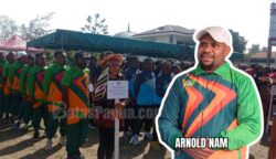 Arnold Nam, S.AP., Ketua KONI Kabupaten Pegunungan Bintang