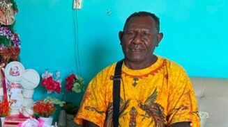 Ketua Lembaga Masyarakat Adat (LMA) Kabupaten Merauke, Frederikus Mahuze. Foto: Bataspapua.com/Ist