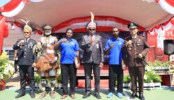 Penyerahan remisi berlangsung usai upacara peringatan HUT ke-81 Kemerdekaan RI di Stadion Katalpal Merauke, Senin (17/8/2026). Foto: Bataspapua.com/Ist