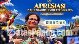 Wakil Menteri Dalam Negeri (Wamendagri) Ribka Haluk dalam acara Apresiasi Pemerintah Daerah Berprestasi Batch II Regional Papua di Jakarta, Senin (28/9/2026) malam. Foto: Bataspapua.com