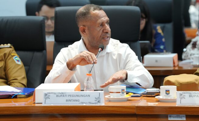 Bupati Pegunungan Bintang, Spei Yan Bidana. (Foto Dok: BatasPapua.com)