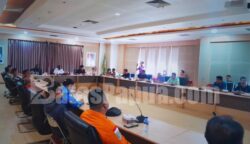 Rapat Koordinasi kebakaran hutan dan lahan di kantor bupati Merauke. Foto: Bataspapua.com/Jam's