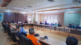 Rapat Koordinasi kebakaran hutan dan lahan di kantor bupati Merauke. Foto: Bataspapua.com/Jam's
